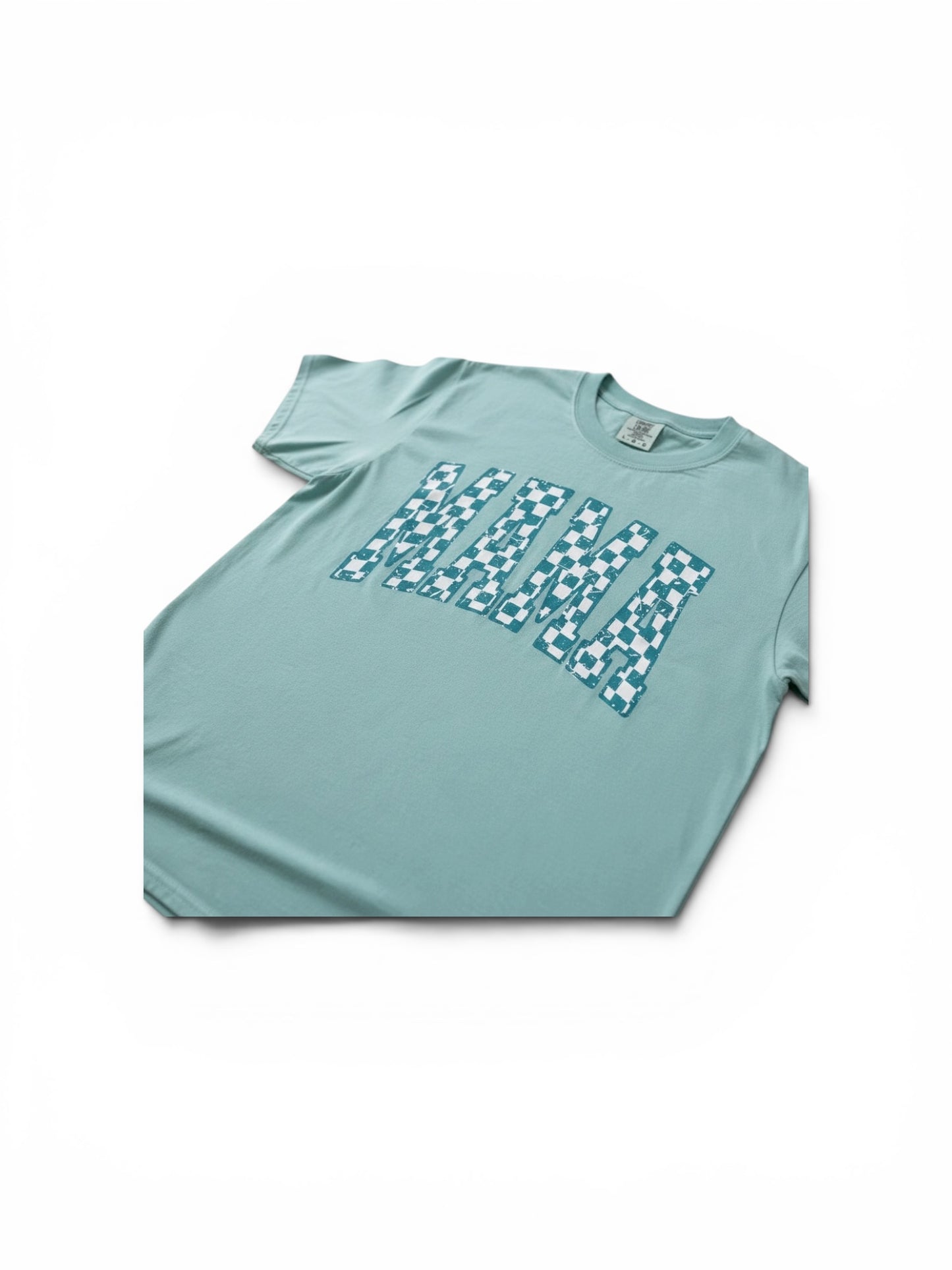 Checkered Mama Neon Varsity Tee - T-Shirts from Dash Forward Wholesale