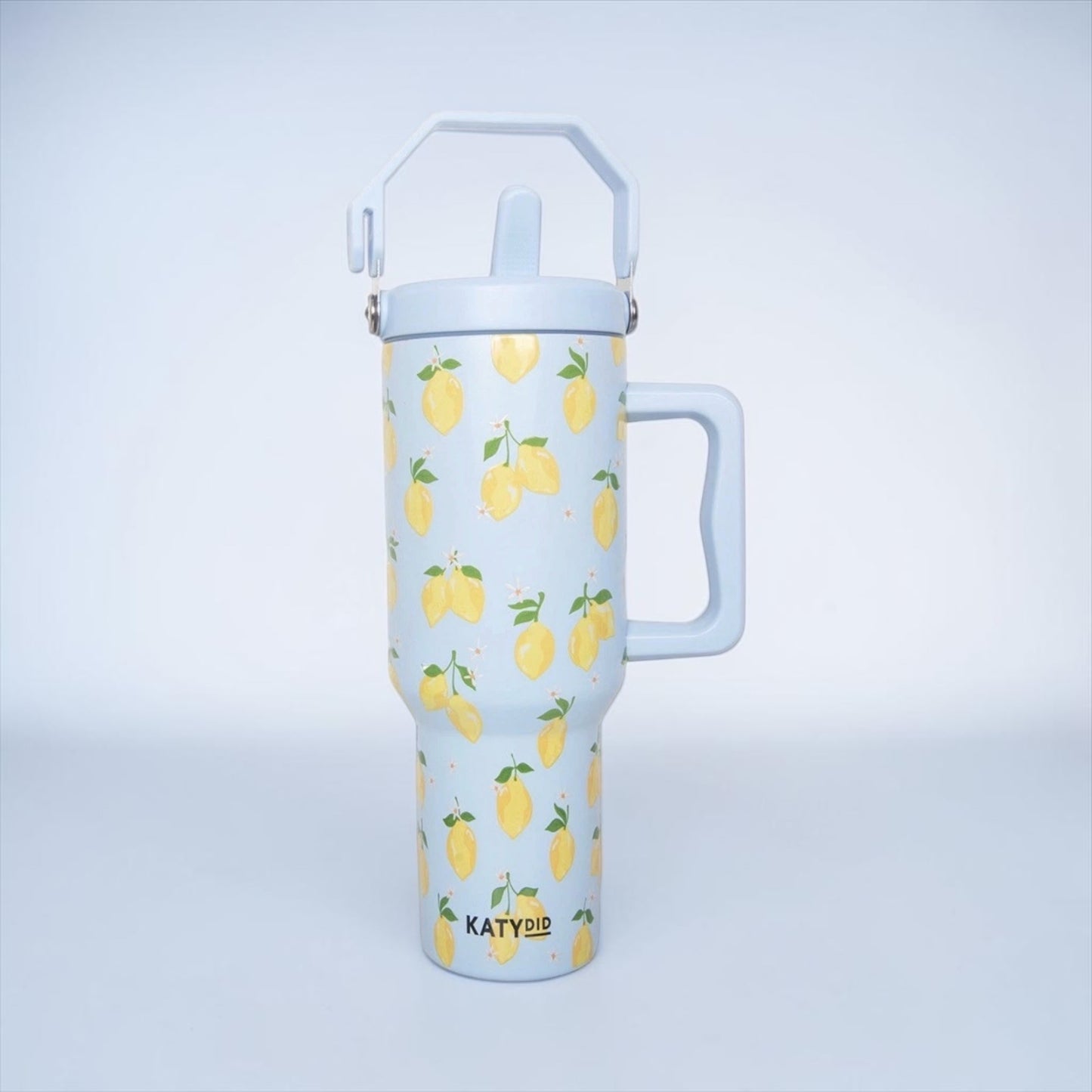 Zesty Lemons 38oz Stainless Steel Tumbler Flip Top