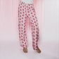 Women’s Boxer Lounge Pants Pink Cherry Bows - Sleepwear & Loungewear from LemonDrop•LimePop
