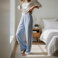 Blue Pin Striped Boxer Pajama Pants - Pajamas from LemonDrop•LimePop