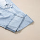 Beau Blue Light Wash Distressed Straight Jeans - Jeans from LemonDrop•LimePop