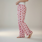 Women’s Boxer Lounge Pants Pink Cherry Bows - Sleepwear & Loungewear from LemonDrop•LimePop