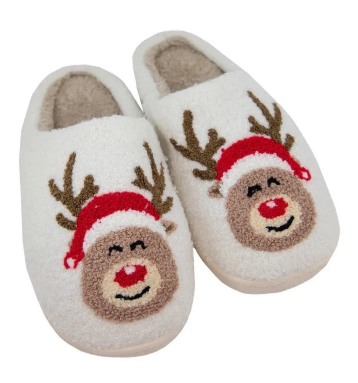 Rudolph Cozy Lounge Slippers Holiday Special-Size S/M