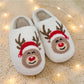 Rudolph Cozy Lounge Slippers Holiday Special-Size S/M - Slippers from LemonDrop•LimePop