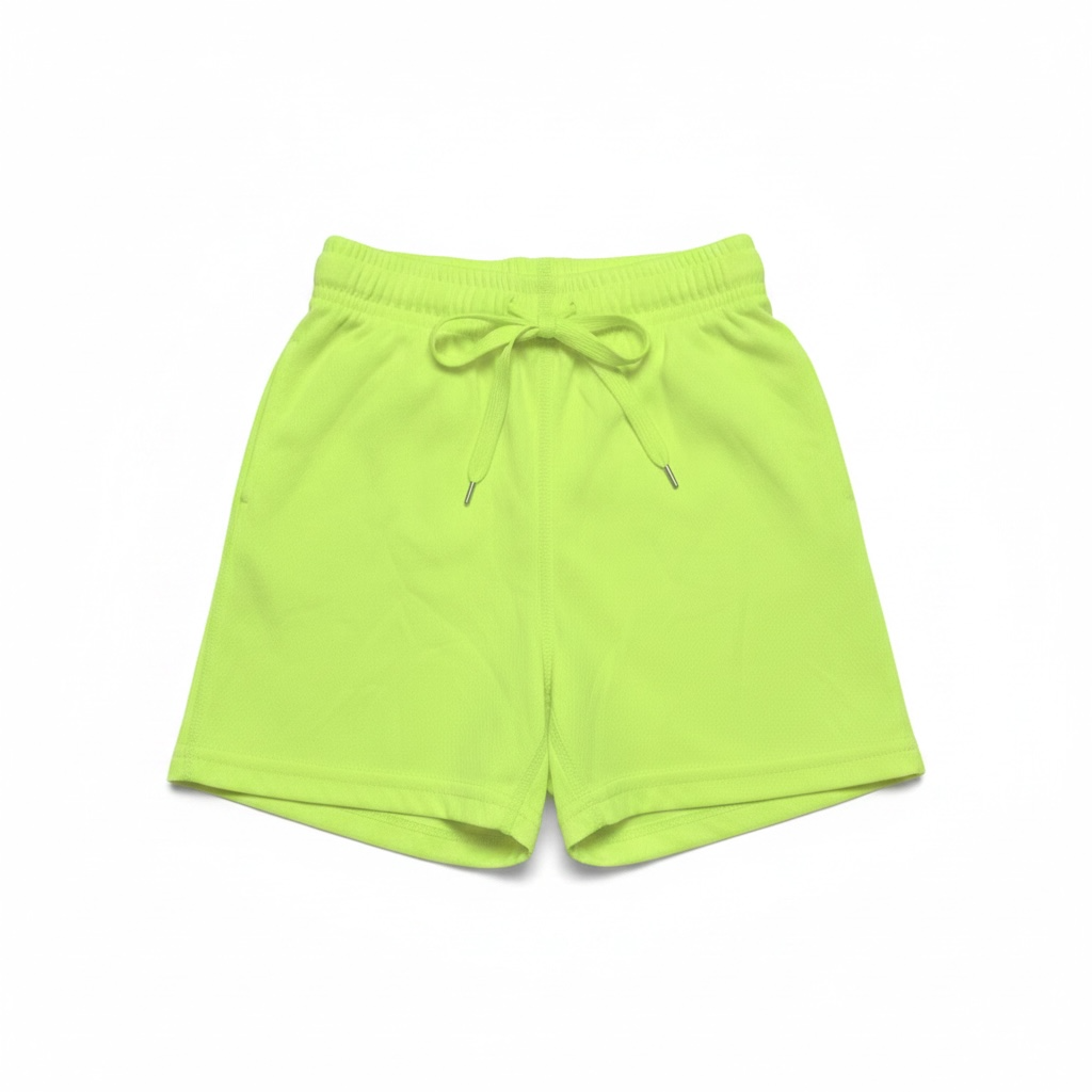 Toddler Boys Size 4 Athletic Mesh Neon Yellow Gym Shorts