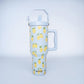 Zesty Lemons 38oz Stainless Steel Tumbler Flip Top - Tumblers from LemonDrop•LimePop