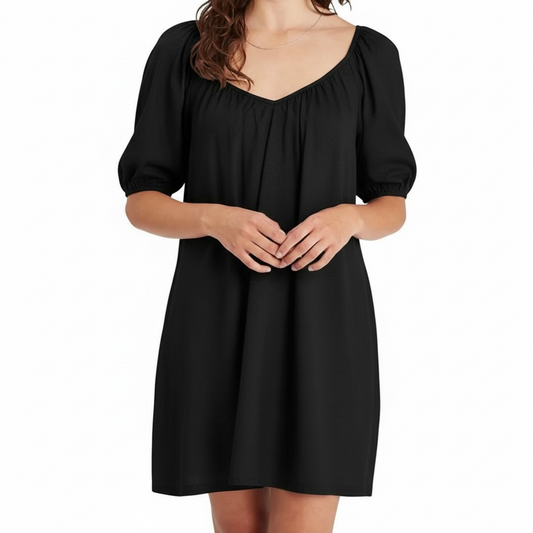 Sanctuary Bubble Sleeve Shirt Dress