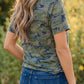 Camouflage Print America Patriotic Tee - T-Shirts from LemonDrop•LimePop