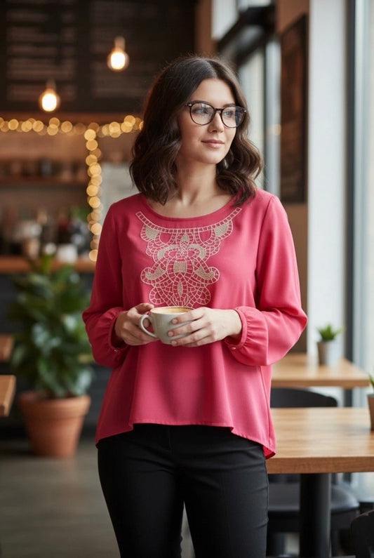 Xhilaration Sheer Blouse Women’s Small