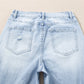 Beau Blue Light Wash Distressed Straight Jeans - Jeans from LemonDrop•LimePop