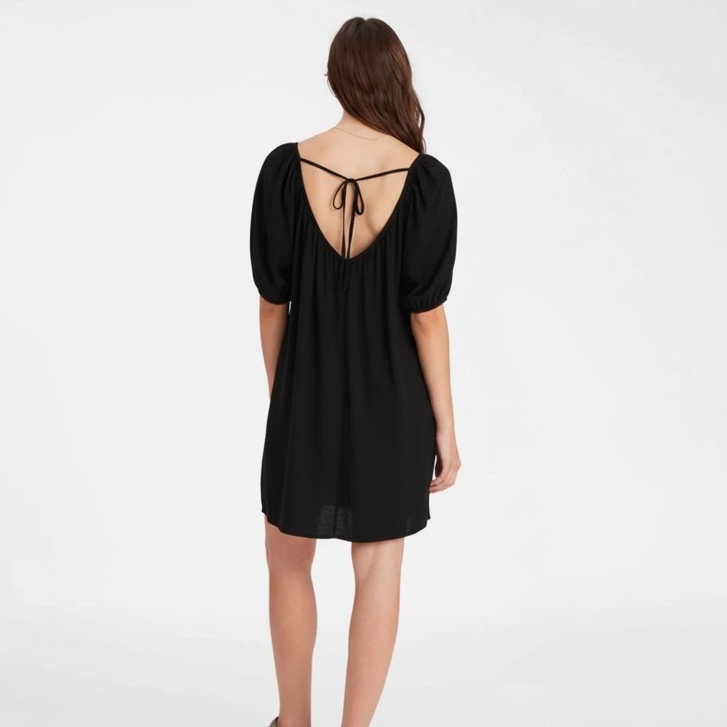 Sanctuary Bubble Sleeve Shirt Dress - Dresses from LemonDrop•LimePop