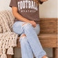 Bold Puff Football Tee With Puff Print For Game Day Fun - T-Shirts from Hart & Hollow
