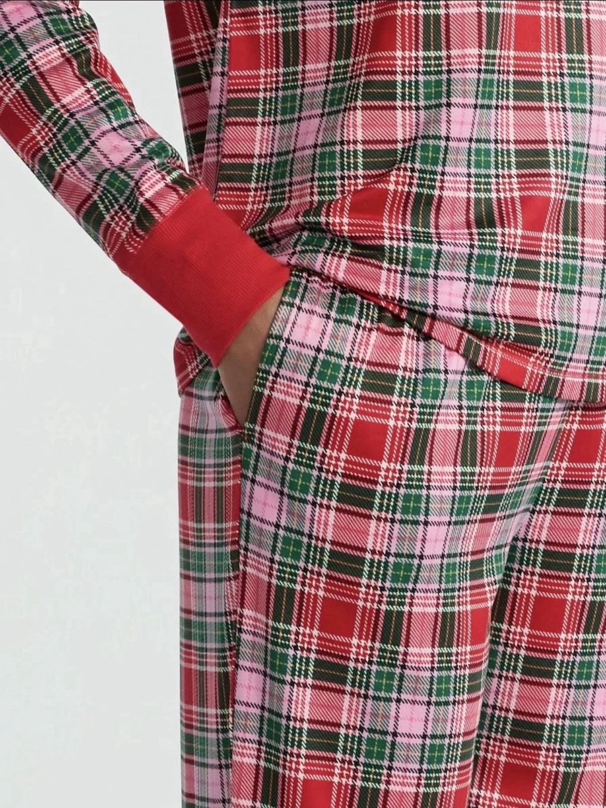 Holiday Time Women's Long Sleeve Sleep Top and Jogger Pajama Set