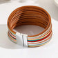 Retro Multi Layer Wrap Bracelet Bohemian PU Leather | Alloy Metal| Magnetic Clapse - Bracelets from LemonDrop•LimePop