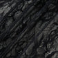 Solid Black Sheer Sleeveless Dress with Floral Lace Patchwork - Dresses from LemonDrop•LimePop