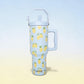 Zesty Lemons 38oz Stainless Steel Tumbler Flip Top - Tumblers from LemonDrop•LimePop