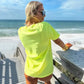 Bold Puff Print Beach Tee With Comfort Colors All Day Wear - from Hart & Hollow