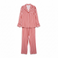 Rose Blush Satin Pajama Set Soft Sleepwear - Pajamas from LemonDrop•LimePop