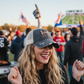 Football Coquette Bow Trucker Hat Adjustable SnapBack - Trucker Hats from LemonDrop•LimePop