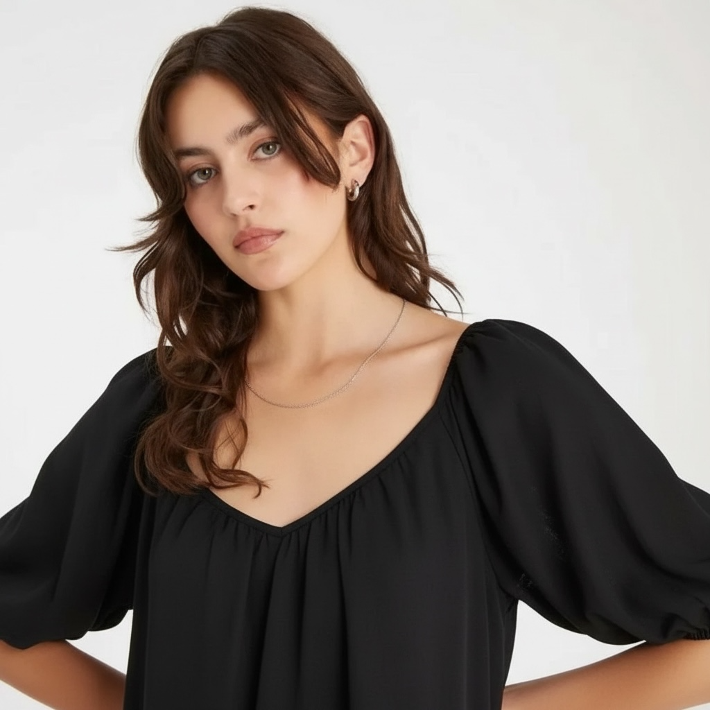 Sanctuary Bubble Sleeve Shirt Dress - Dresses from LemonDrop•LimePop