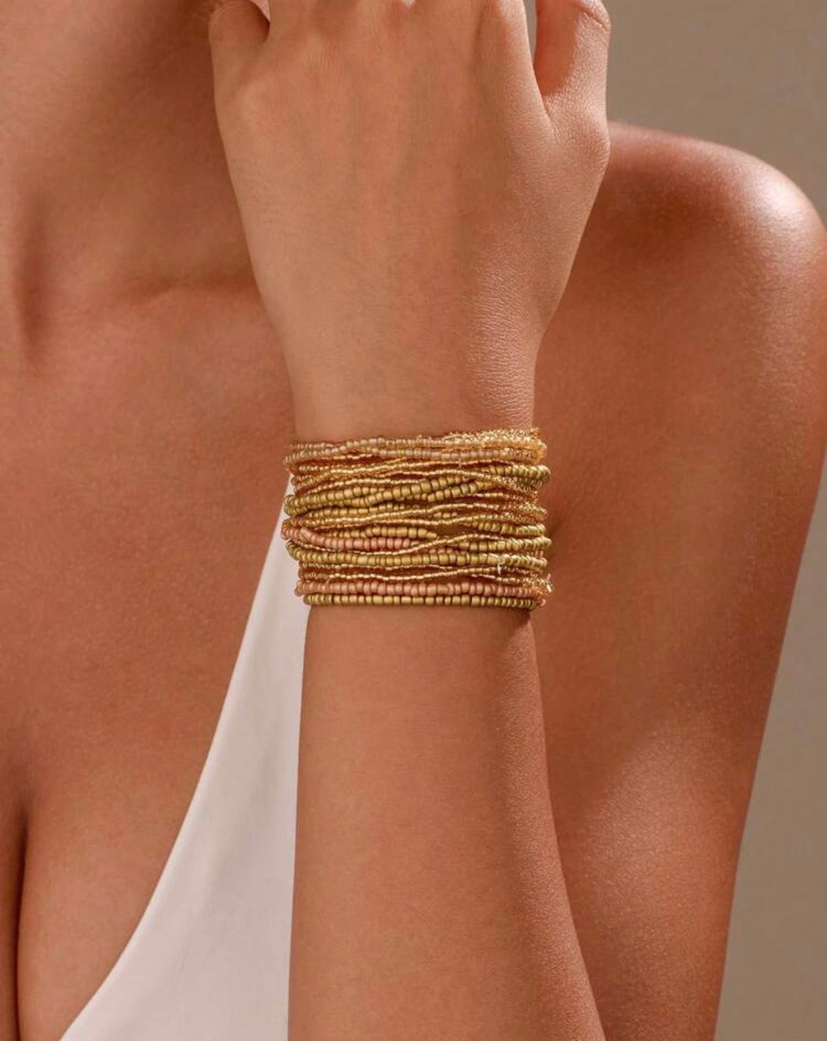 Bohemian Style Beaded Stackable Bracelet 20pcs/Set - Bracelets from LemonDrop•LimePop