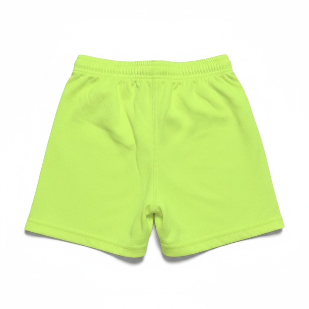 Toddler Boys Size 4 Athletic Mesh Neon Yellow Gym Shorts