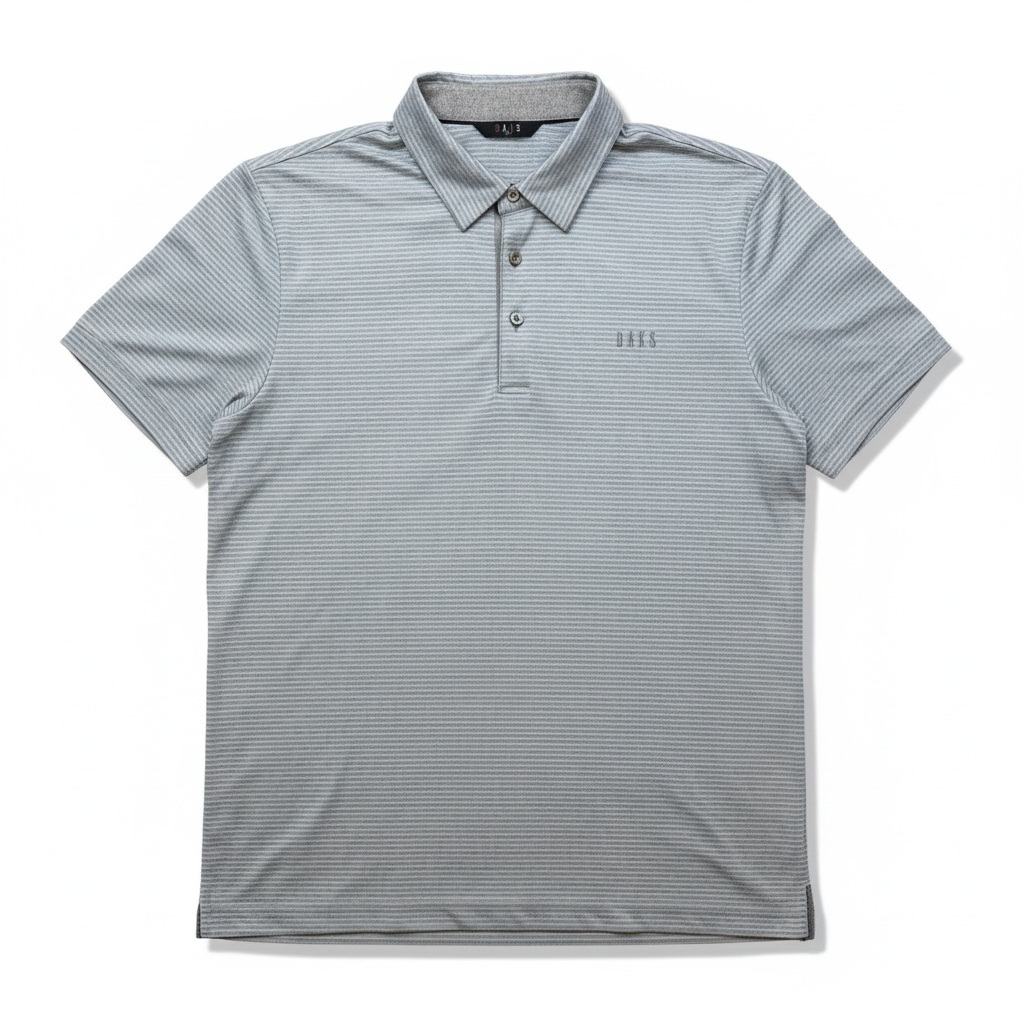 Daks Short Sleeve Golf Polo Size 110 (XL) Blue/Gray