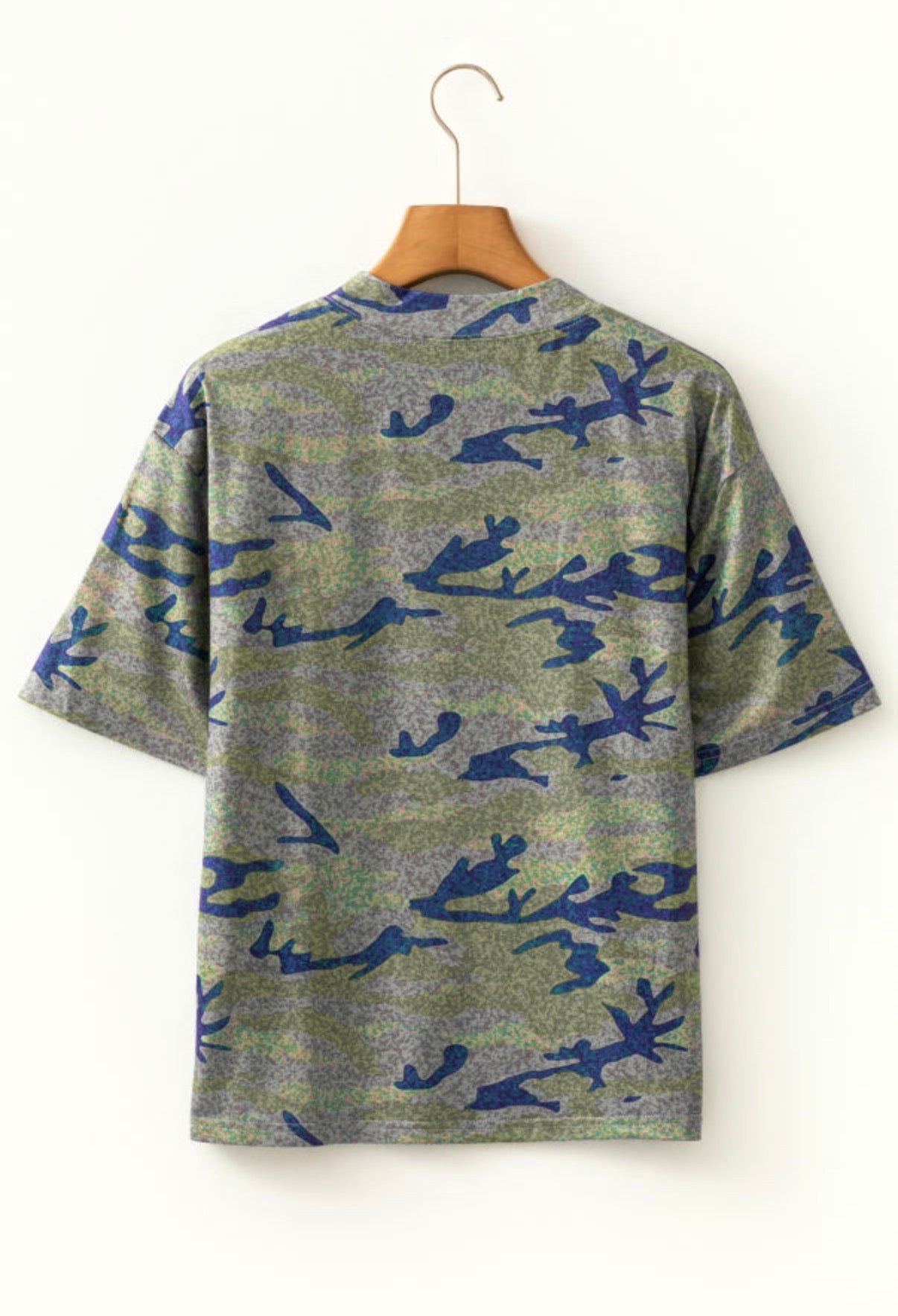Camouflage Print America Patriotic Tee - T-Shirts from LemonDrop•LimePop