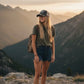 Distressed Black/White Trucker Hat “Adventure Awaits” Adjustable Snapback - Trucker Hats from LemonDrop•LimePop
