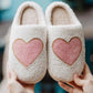 Women’s Beaded Pink/Gold Heart Slippers-Charmed Elegance - Slippers from LemonDrop•LimePop