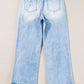 Beau Blue Light Wash Distressed Straight Jeans - Jeans from LemonDrop•LimePop