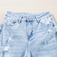 Beau Blue Light Wash Distressed Straight Jeans - Jeans from LemonDrop•LimePop