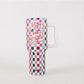 Merry & Bright Checkered Holiday Stainless Steel Tumbler 38 Oz - Tumblers from LemonDrop•LimePop