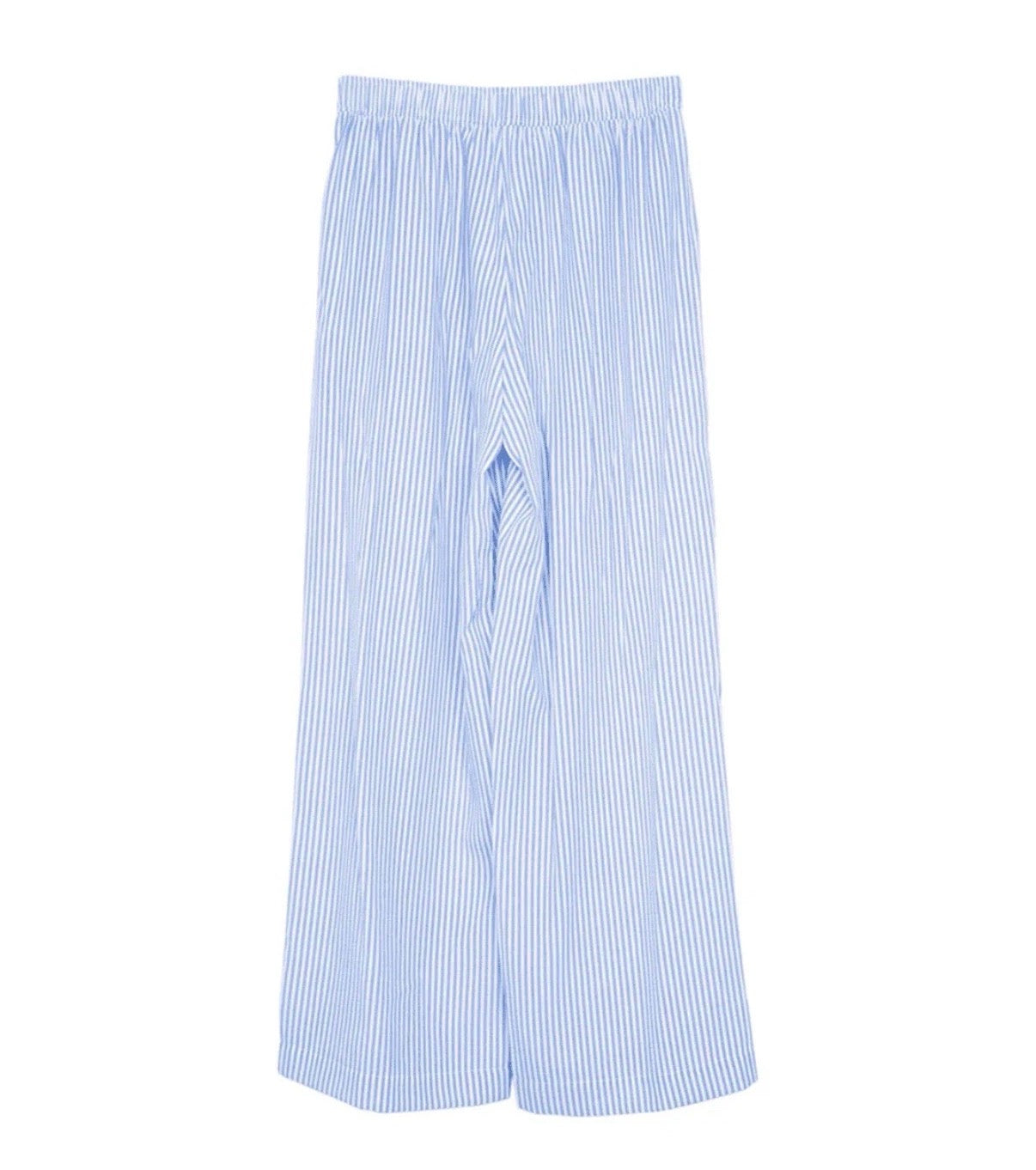 Blue Pin Striped Boxer Pajama Pants