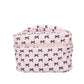 Mini Makeup Bag Black/Pink Bows - Makeup Bags from LemonDrop•LimePop