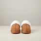 Chestnut Faux Fur Slippers Indoor/Outdoor Slip-On - Shoes from LemonDrop•LimePop