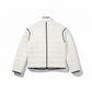 White Quilted Black Trim Womens Jacket - Coats & Jackets from LemonDrop•LimePop