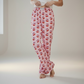 Women’s Boxer Lounge Pants Pink Cherry Bows - Sleepwear & Loungewear from LemonDrop•LimePop