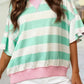 Exposed Seam Ribbed Patchwork Oversized Summer Tee - T-Shirts from LemonDrop•LimePop