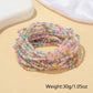 Multi-Color Bohemian Beaded Elastic Stacking Bracelet Set 19pcs - Bracelets from LemonDrop•LimePop