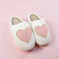 Women’s Beaded Pink/Gold Heart Slippers-Charmed Elegance - Slippers from LemonDrop•LimePop