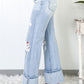 Beau Blue Light Wash Distressed Straight Jeans - Jeans from LemonDrop•LimePop