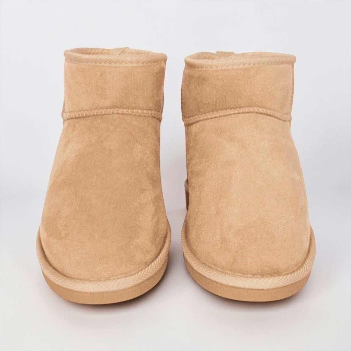 Women’s Mini Ankle Boots Sand Color Indoor/Outdoor Comfort Fit