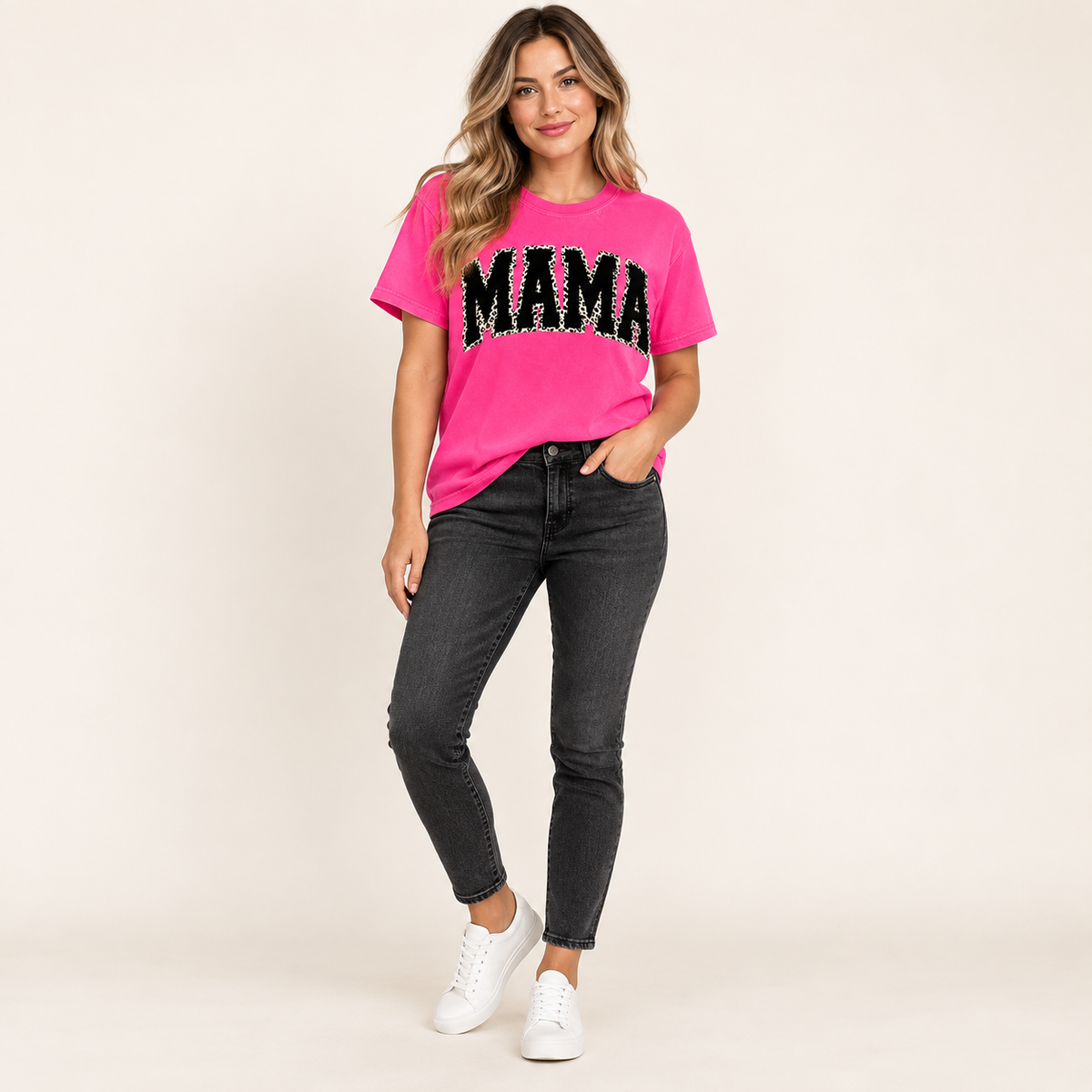 Bold Mama Leopard Print Tee For Proud Statement Style - T-Shirts from Trendy Tee Co.