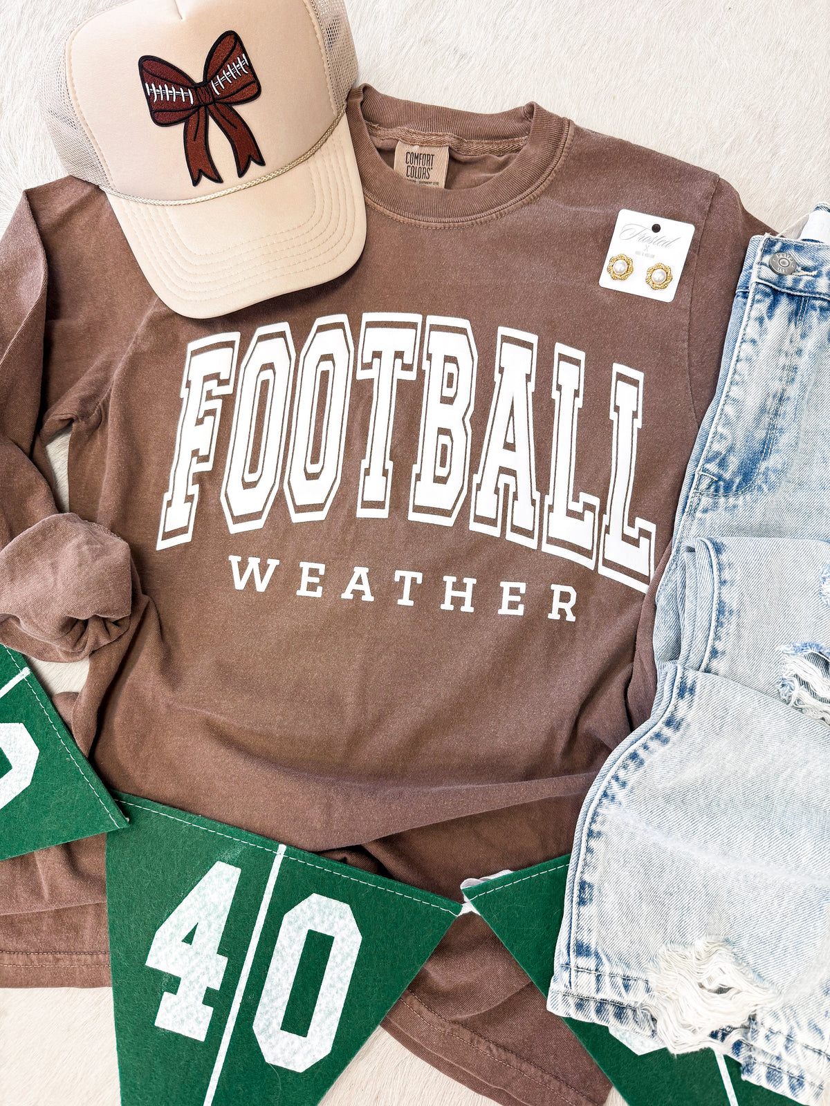 Football Weather Puff Tee (Short Sleeve) - from Hart & Hollow