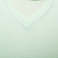 LemonDrop•LimePop mint green waffle knit V-neck short sleeve relaxed fit top