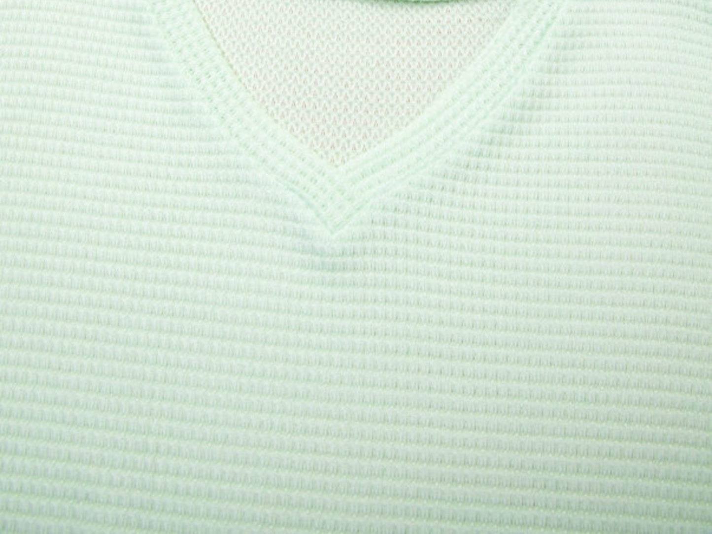 LemonDrop•LimePop mint green waffle knit V-neck short sleeve relaxed fit top